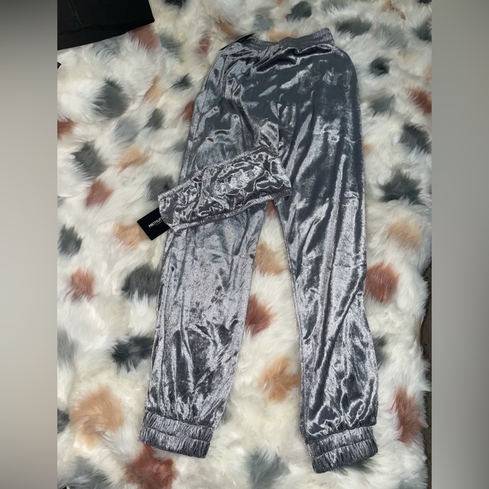 PLT  silver sweatsuit set